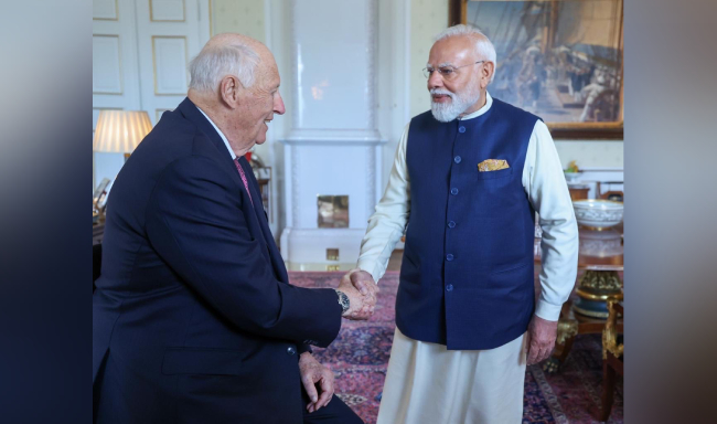 Prime Minister Shri Narendra Modi had an audience with His Majesty King Harald V of Norway at the Royal Palace in Oslo