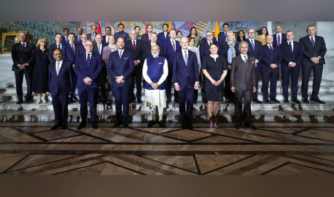 Prime Minister Shri Narendra Modi and Prime Minister of Norway, H.E. Mr. Jonas Gahr Store addressed the India-Norway Business & Research Summit in Oslo