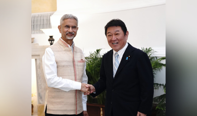External Affairs Minister Dr. S. Jaishankar met H.E. Mr. Toshimitsu Motegi, Foreign Minister of Japan in New Delhi