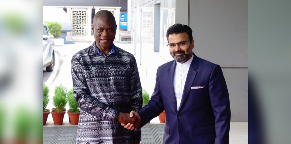 Deputy President of the Republic of South Africa, H.E. Mr. Shipokosa Paulus Mashatile arrived in New Delhi