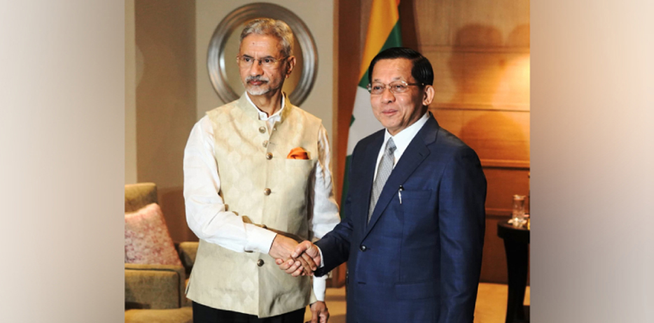 External Affairs Minister Dr. S. Jaishankar called on H.E. U Min Aung Hlaing, President of the Republic of the Union of Myanmar in New Delhi