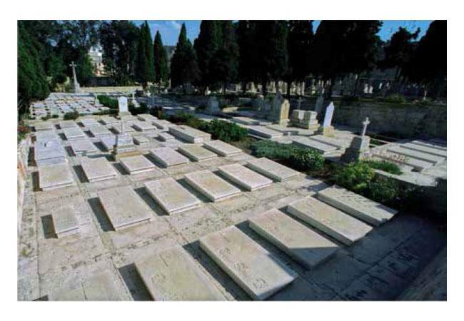 Pieta Military Cemetery, Malta (2254 Commemorations, 28 Indian)
