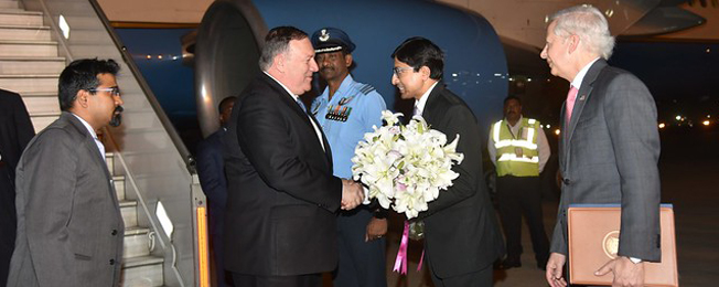 Visit of Secretary of State of The United States of America to India (June 25-27, 2019)