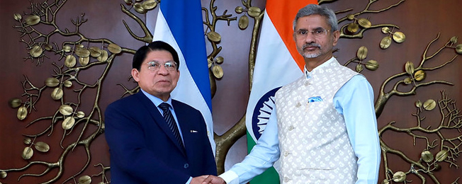 Visit of Foreign Minister of the Republic of Nicaragua to India (October 27-29, 2019)