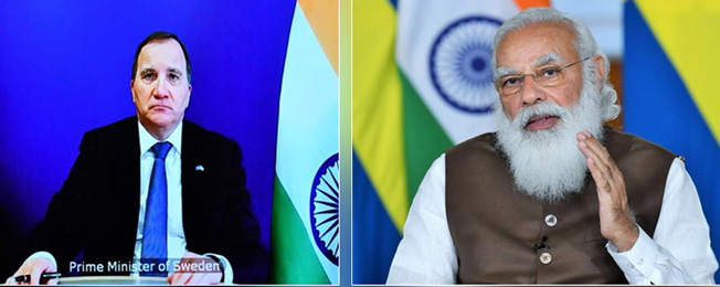 India - Sweden Virtual Summit (March 05, 2021)