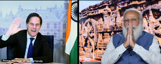 India-Netherlands Virtual Bilateral Summit (April 09, 2021)