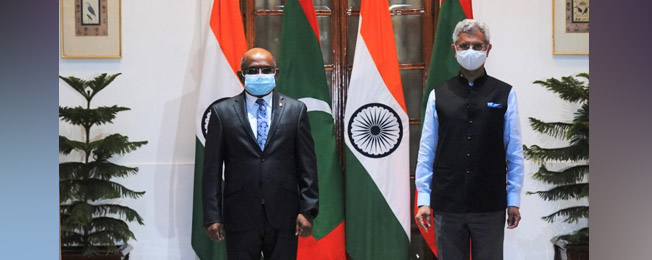 Visit of President-Elect of the 76th General Assembly of the United Nations and Minister of Foreign Affairs of Maldives to India (July 22-24, 2021)