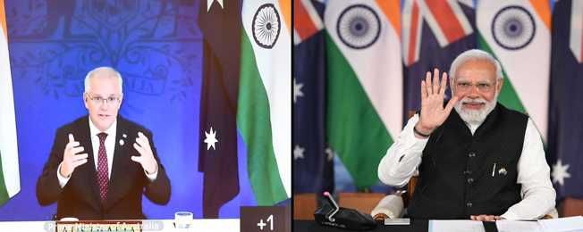 द्वितीय भारत-ऑस्ट्रेलिया वर्चुअल शिखर सम्मेलन