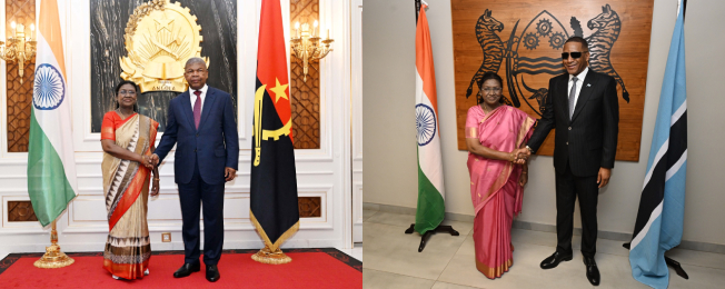 State visit of the President of India to Angola and Botswana (November 08 - 13, 2025)