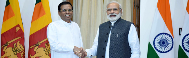 Working visit of President of Sri Lanka to India (May 13-14, 2016)