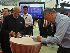 Prime Minister at the 37th Singapore Lecture 'India's Singapore Story', in Hotel Shangri-La, Singapore on November 23, 2015