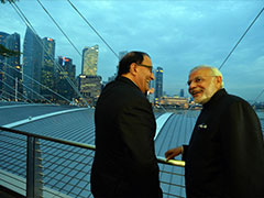 Prime Minister at the 37th Singapore Lecture 'India's Singapore Story', in Hotel Shangri-La, Singapore on November 23, 2015